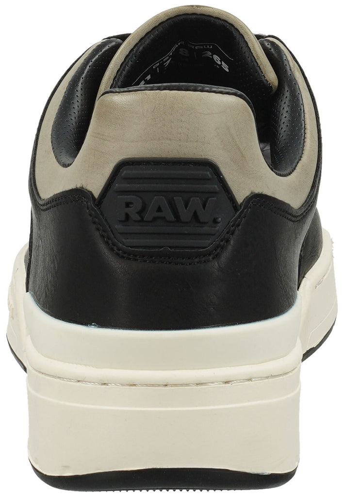 G-Star Sneaker Lederimitat Schwarz/Weiß