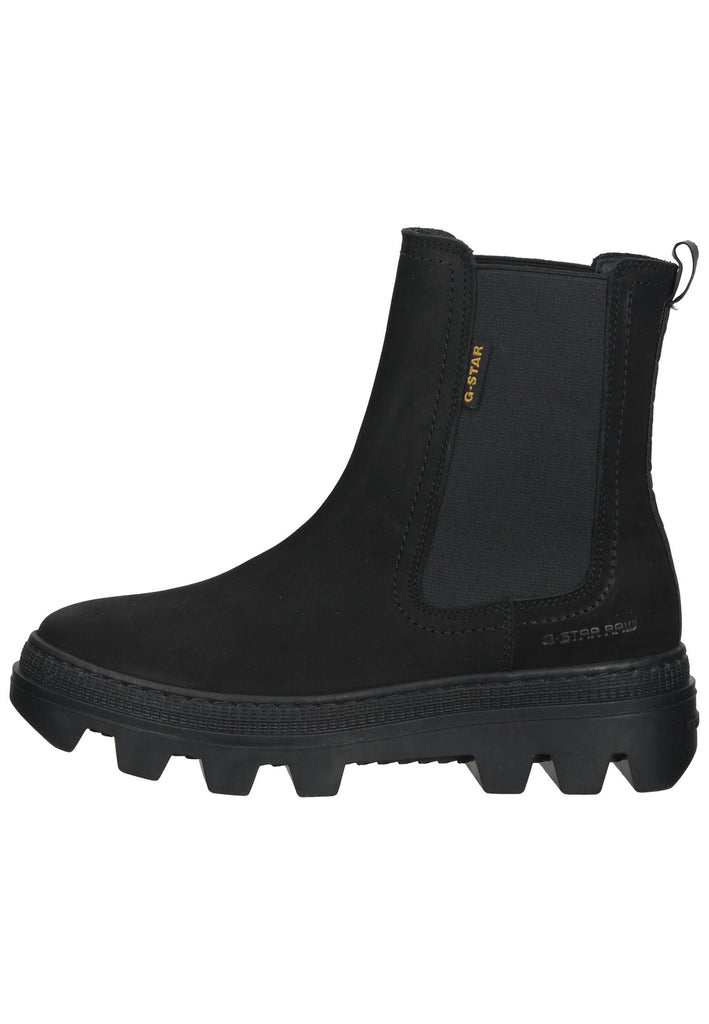 G-Star Stiefelette Leder/Textil Schwarz