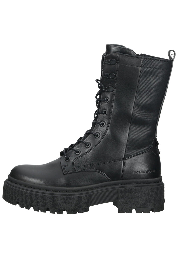 G-Star Stiefelette Leder/Textil Schwarz