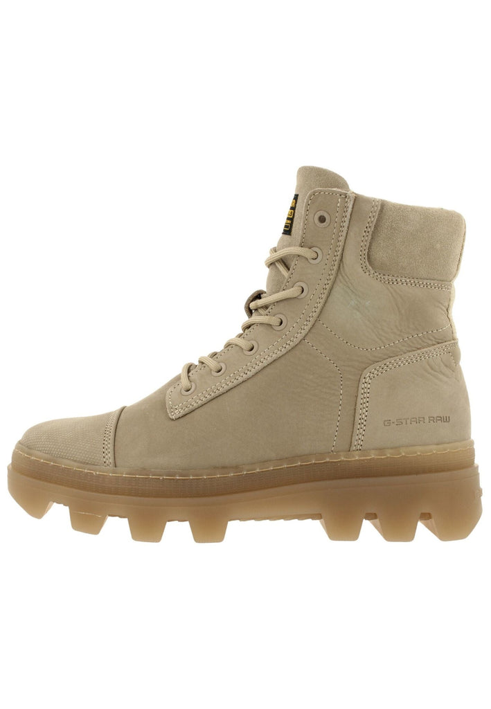 G-Star Stiefelette Veloursleder Taupe