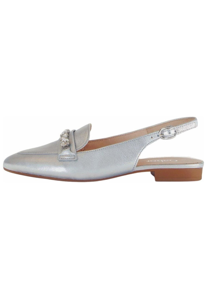 Ballerinas Gabor Ballerinas Leder Silber