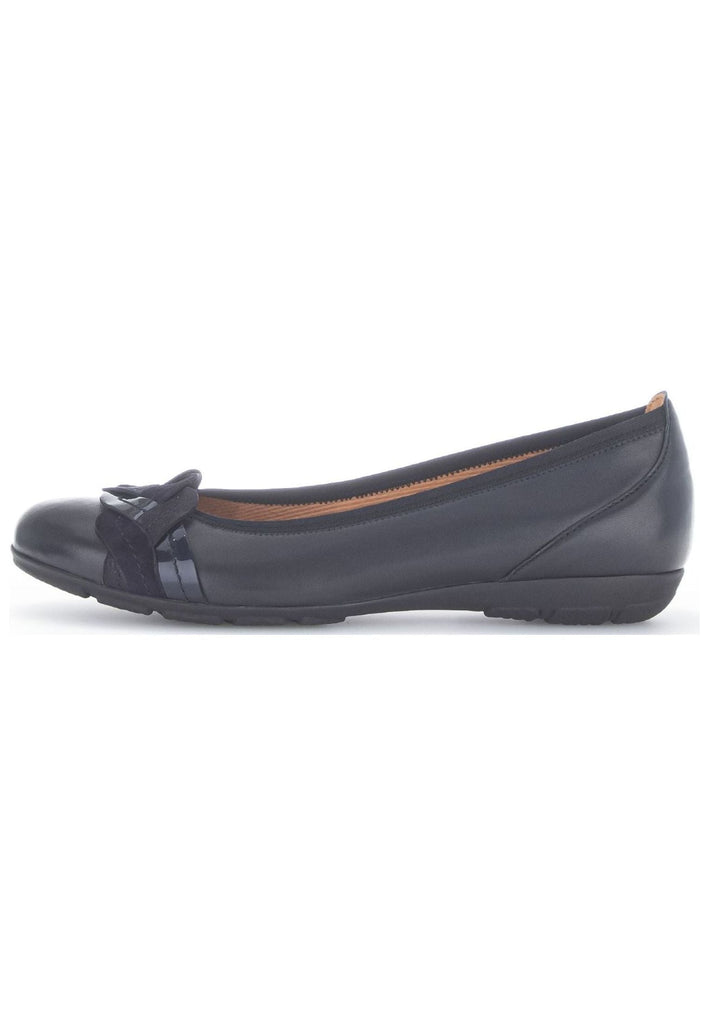 Ballerinas Gabor Ballerinas Leder/Textil Dunkelblau