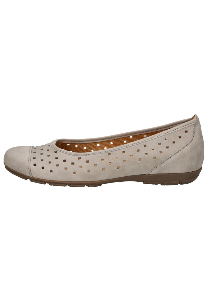 Ballerinas Gabor Ballerinas Nubukleder Leinen