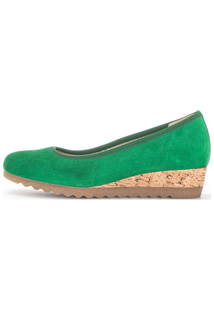 Ballerinas Gabor Ballerinas Veloursleder Grün