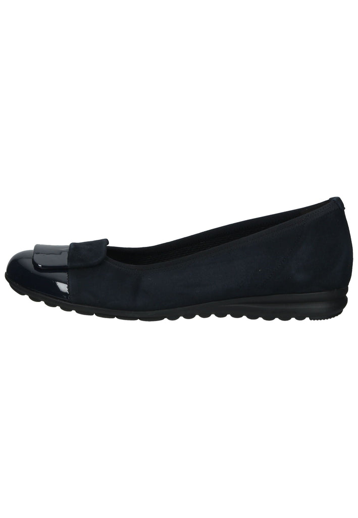 Ballerinas Gabor Ballerinas Veloursleder/Textil Dunkelblau