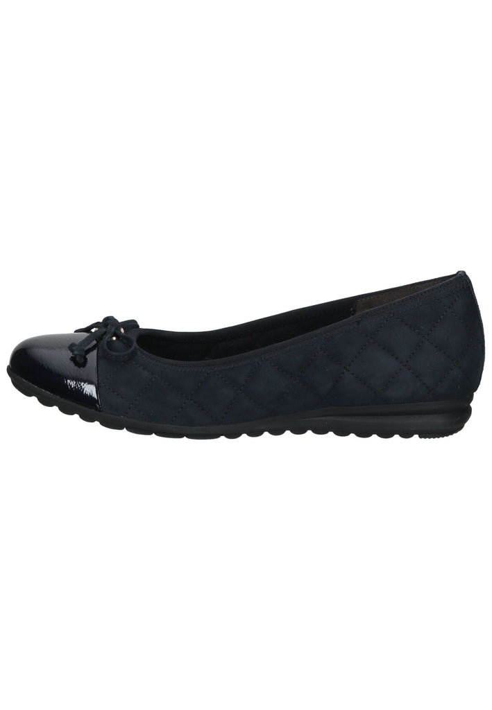 Ballerinas Gabor Ballerinas Veloursleder/Textil Dunkelblau