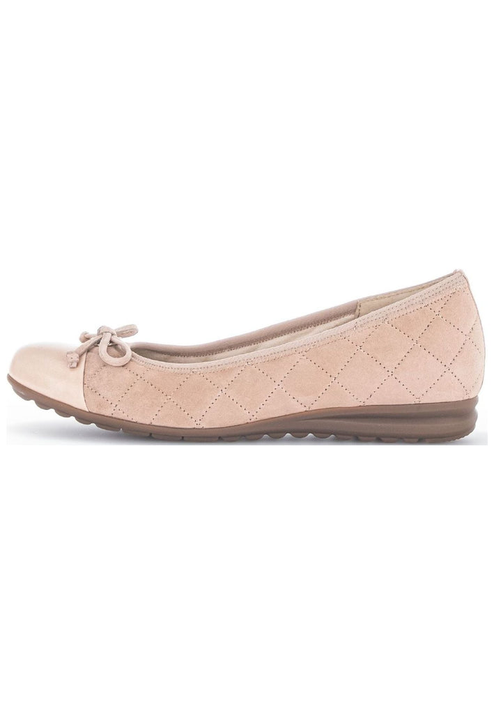 Ballerinas Gabor Ballerinas Veloursleder/Textil Rosa