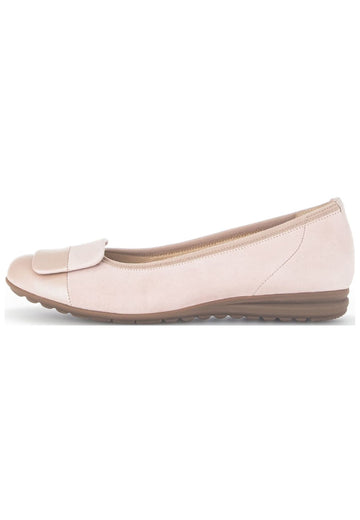 Ballerinas Gabor Ballerinas Veloursleder/Textil Rose