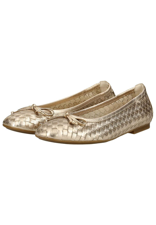 Gabor Ballerinas Glattleder Champagner