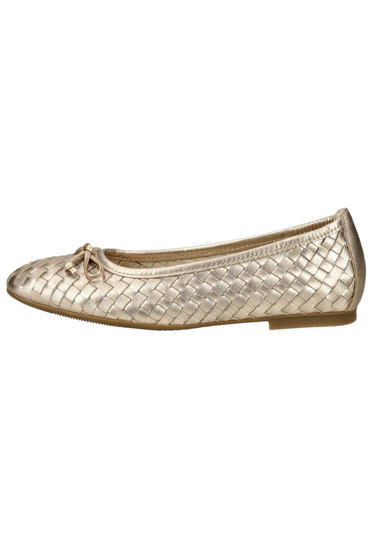 Gabor Ballerinas Glattleder Champagner