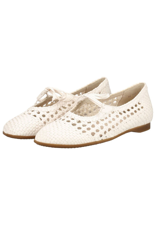 Gabor Ballerinas Glattleder Creme