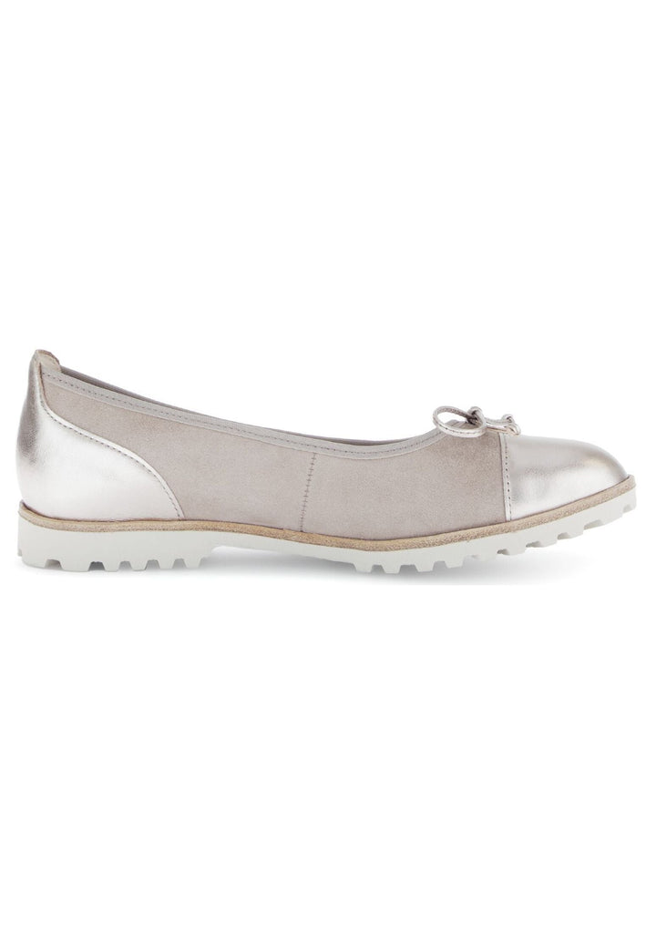 Gabor Ballerinas Leder Braun/Beige
