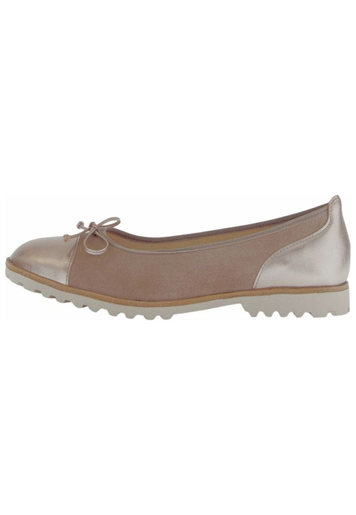 Gabor Ballerinas Leder Braun/Beige