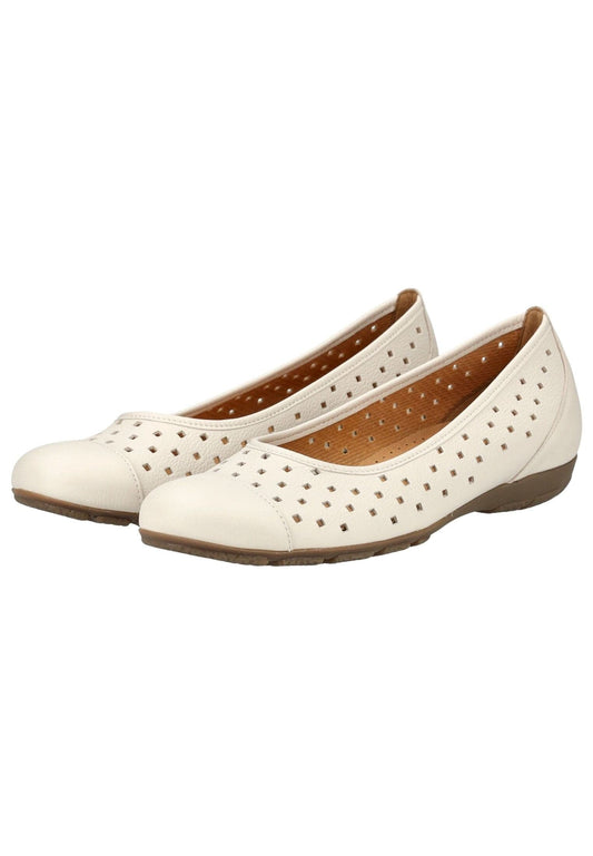Gabor Ballerinas Leder Creme
