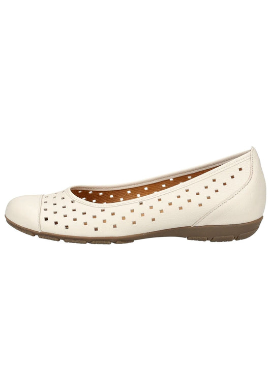 Gabor Ballerinas Leder Creme