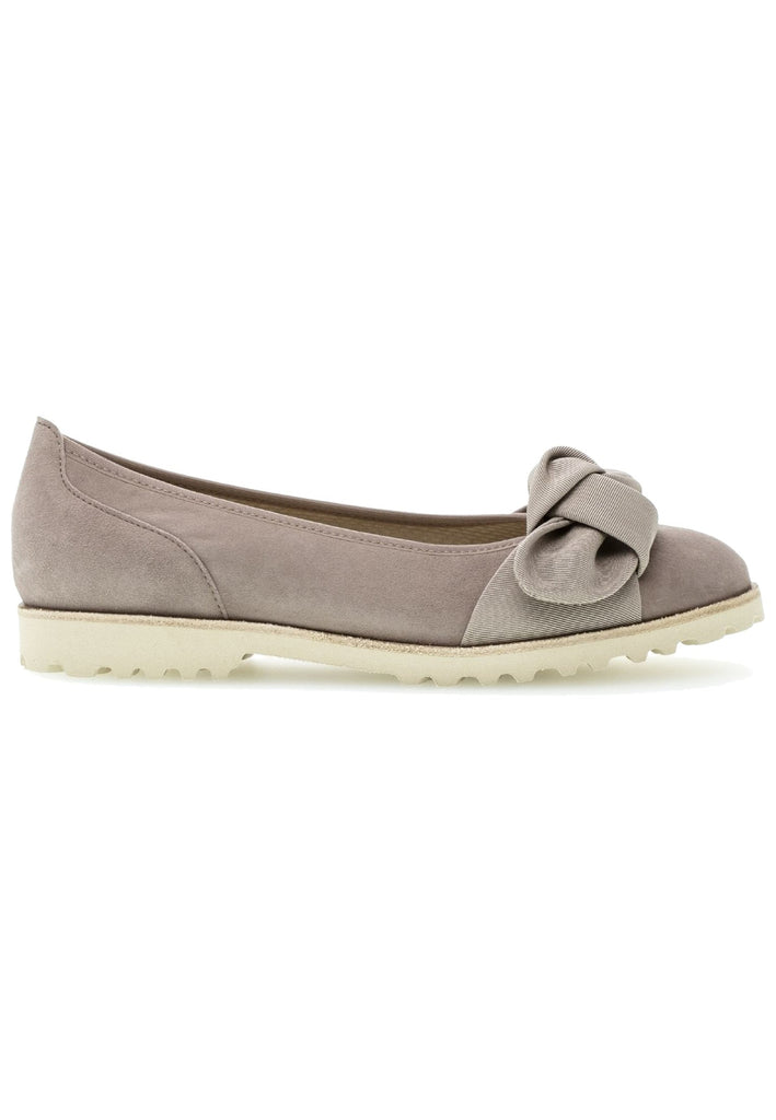 Gabor Ballerinas Leder Dunkelbeige