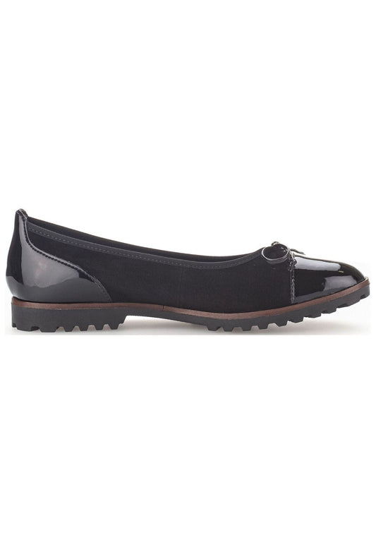 Gabor Ballerinas Leder Schwarz