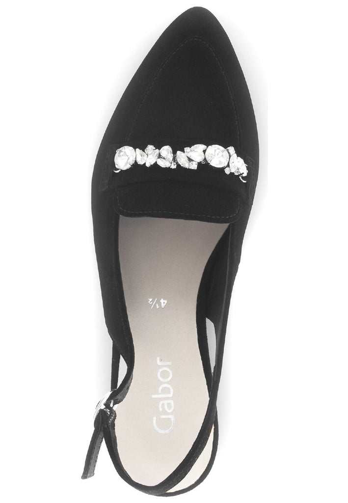 Gabor Ballerinas Leder Schwarz