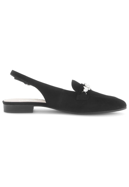 Gabor Ballerinas Leder Schwarz