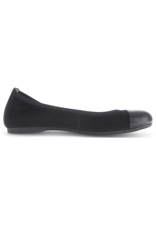Gabor Ballerinas Leder Schwarz