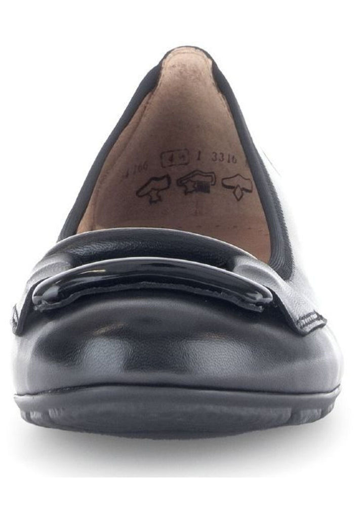 Gabor Ballerinas Leder Schwarz
