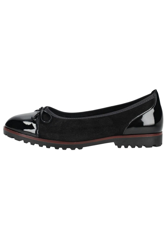 Gabor Ballerinas Leder Schwarz