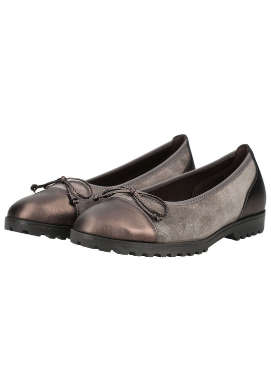 Gabor Ballerinas Leder Taupe