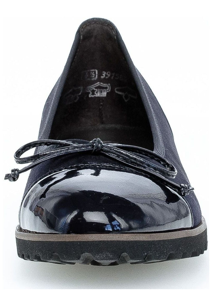 Gabor Ballerinas Leder/Textil Atlantik