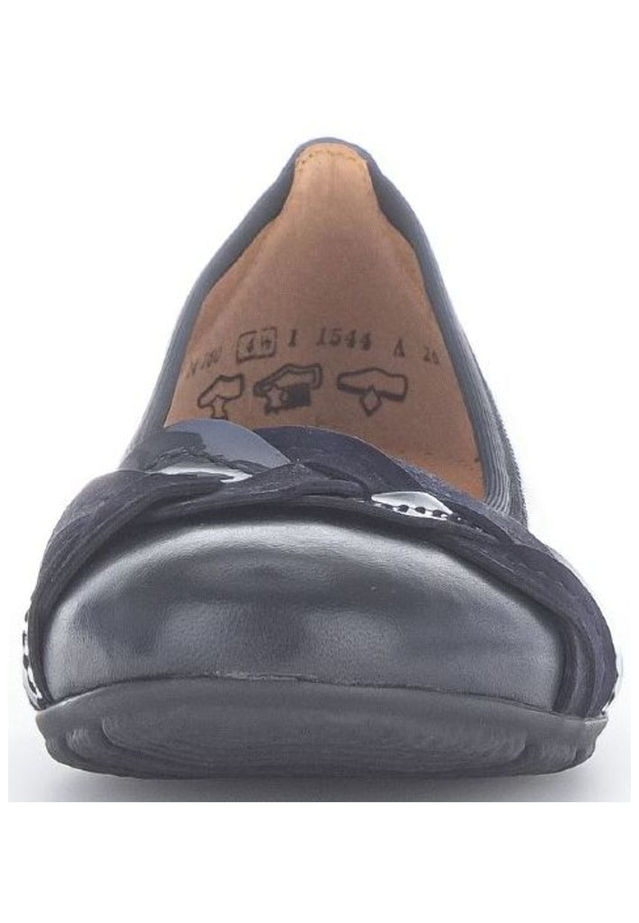 Gabor Ballerinas Leder/Textil Dunkelblau