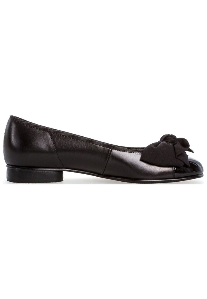 Gabor Ballerinas Leder/Textil Schwarz