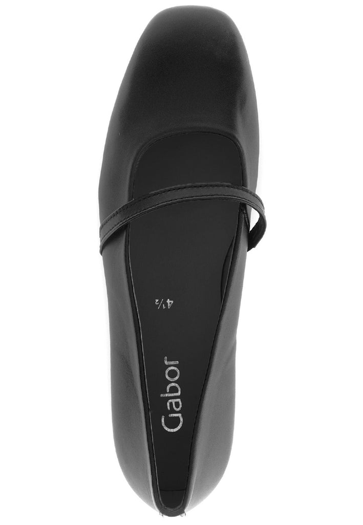 Gabor Ballerinas Nappaleder Schwarz