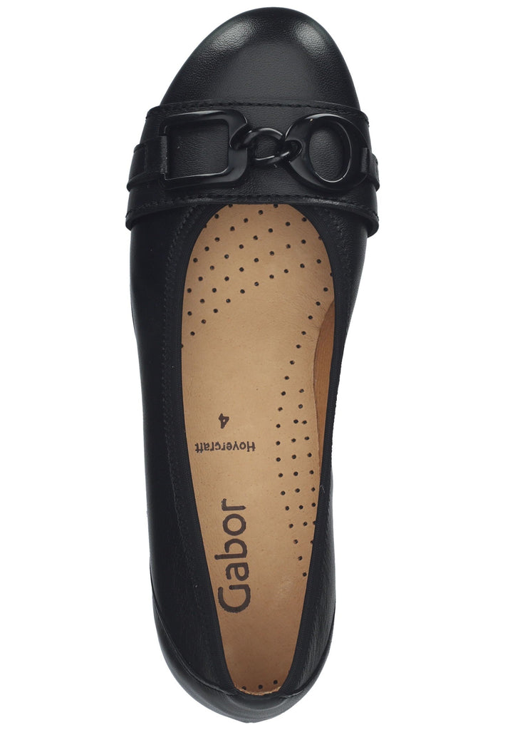 Gabor Ballerinas Nappaleder Schwarz