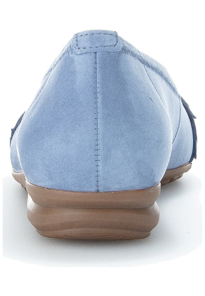 Gabor Ballerinas Nubukleder Hellblau