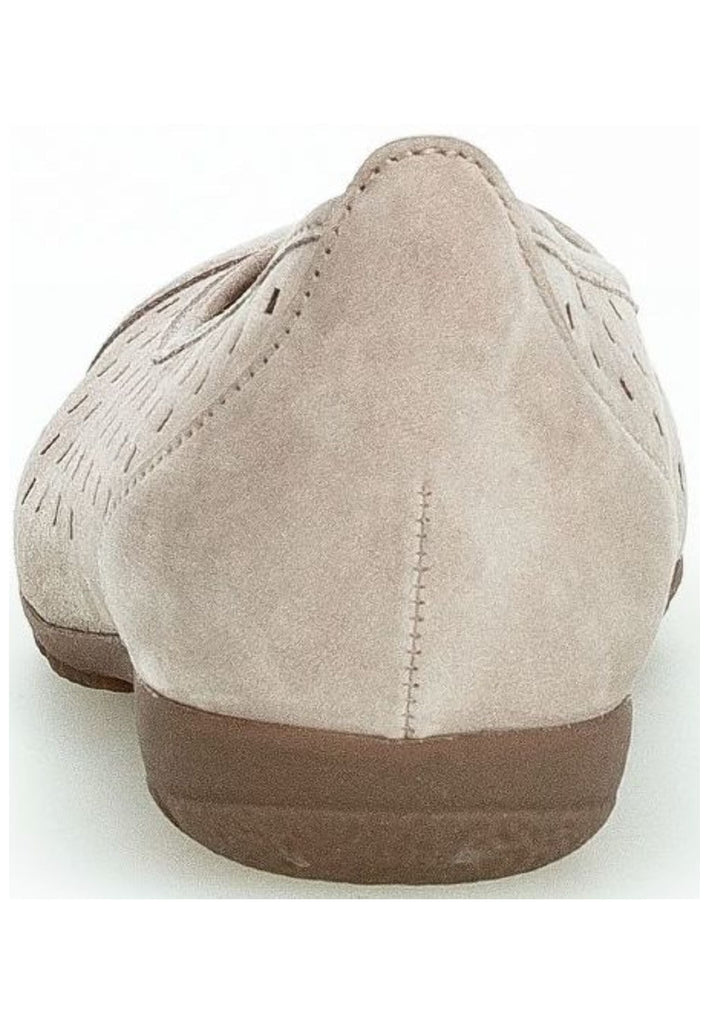 Gabor Ballerinas Nubukleder Leinen
