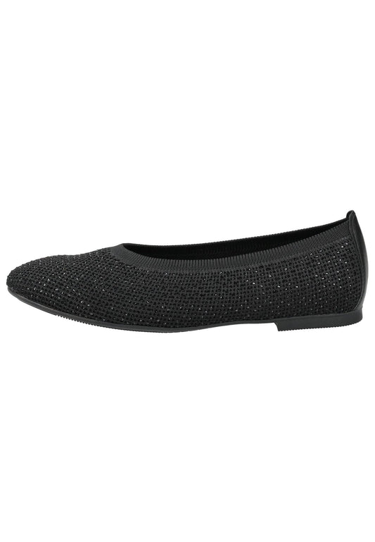 Gabor Ballerinas Textil Schwarz