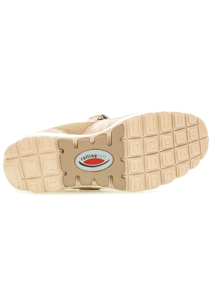 Gabor Ballerinas Veloursleder Hellbraun