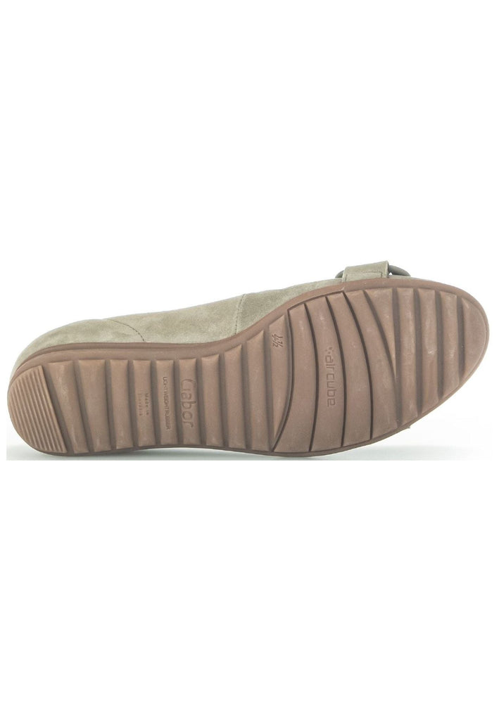 Gabor Ballerinas Veloursleder Khaki