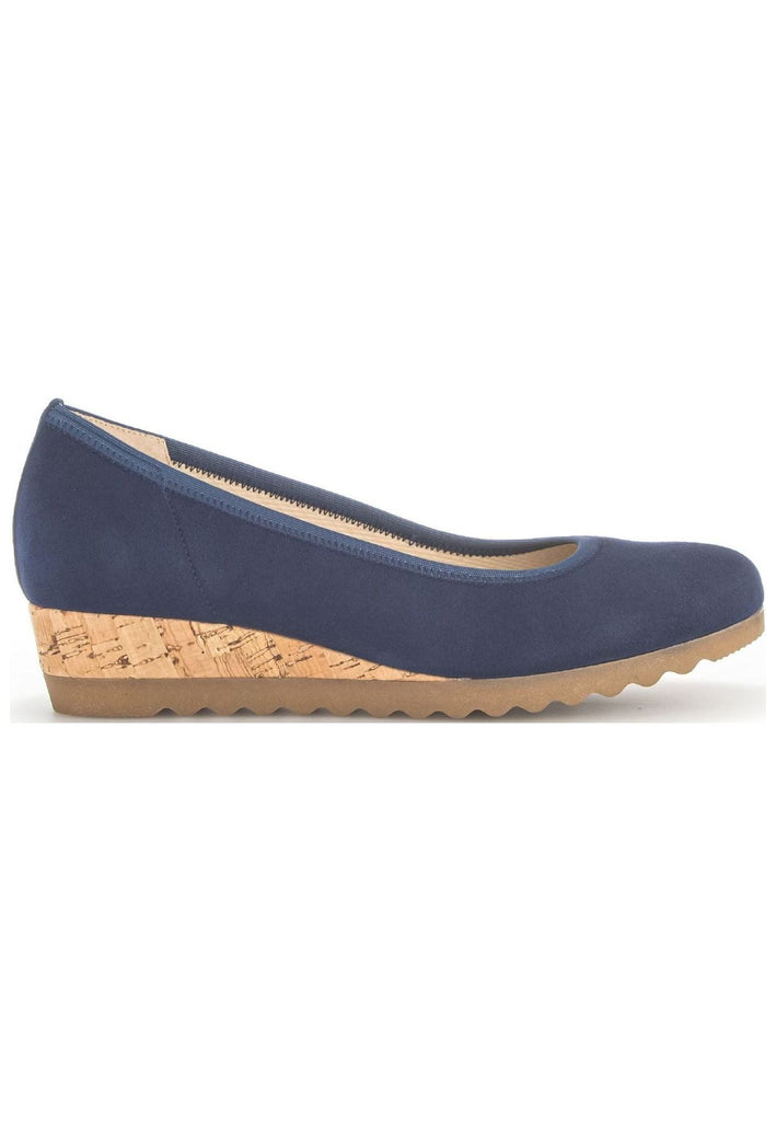 Gabor Ballerinas Veloursleder Ocean