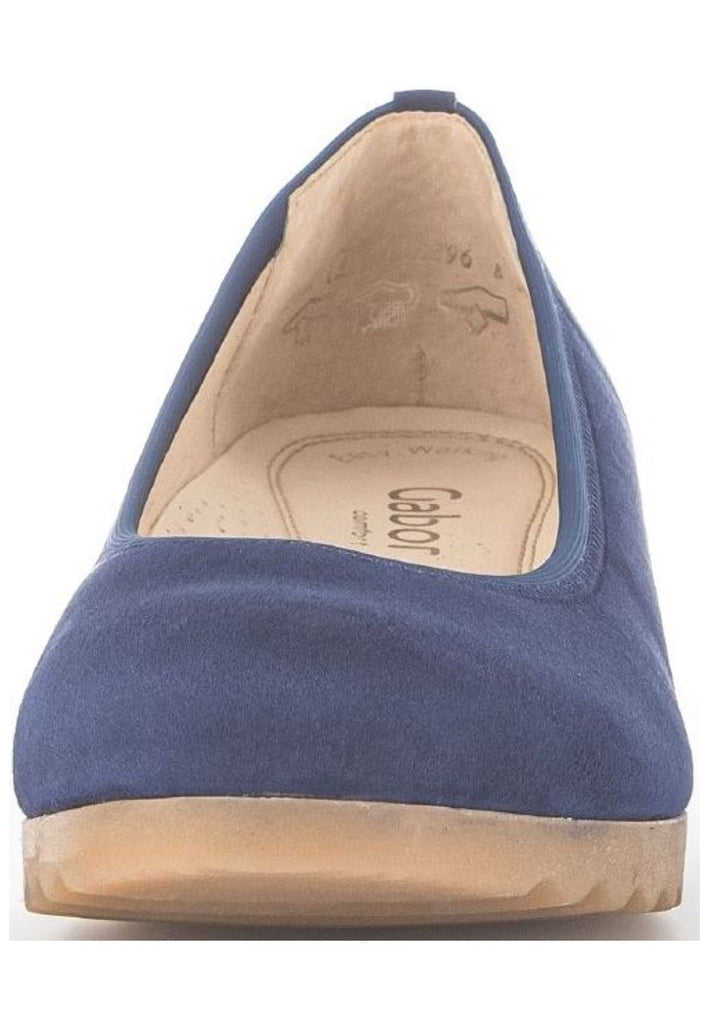 Gabor Ballerinas Veloursleder Ocean