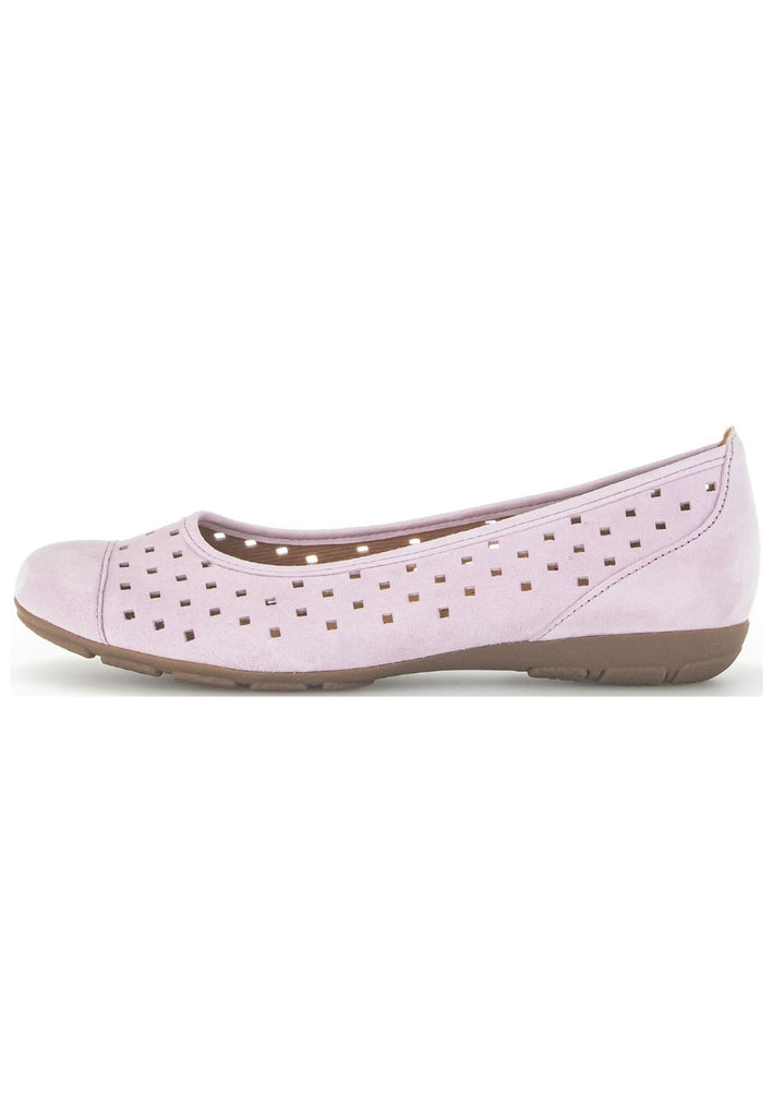 Gabor Ballerinas Veloursleder Rosa