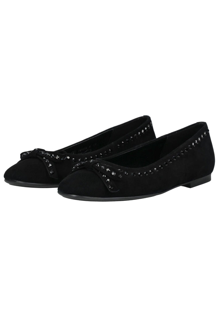Gabor Ballerinas Veloursleder Schwarz