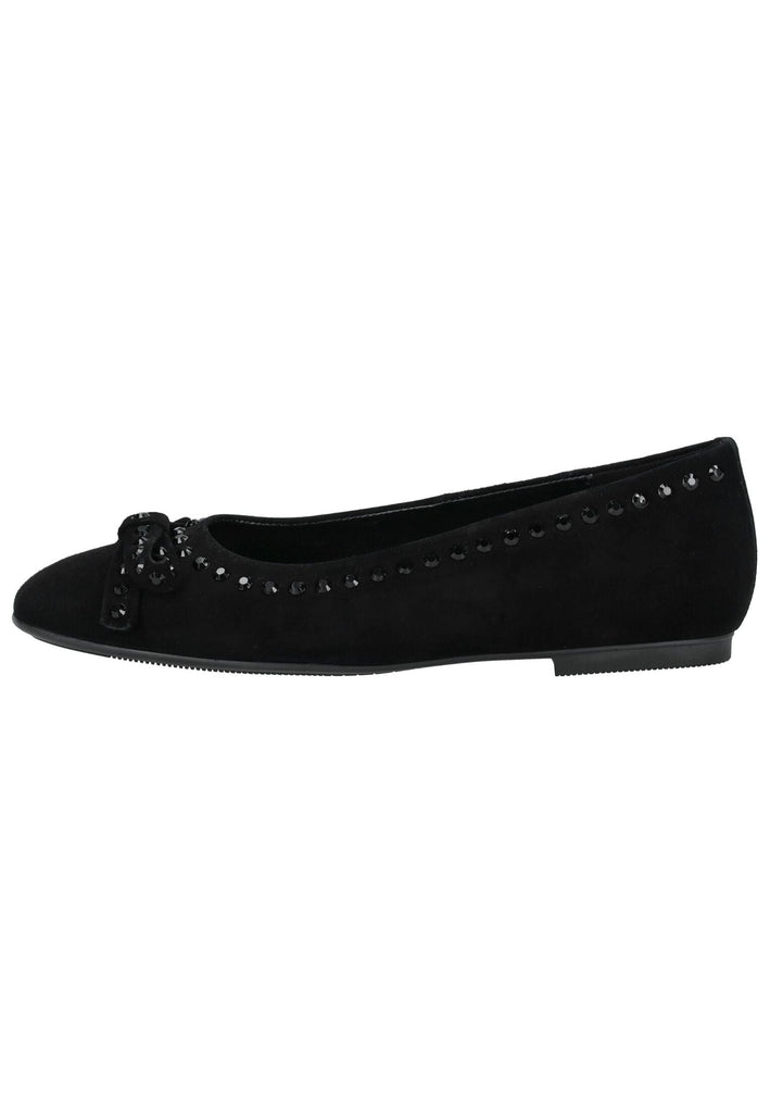 Gabor Ballerinas Veloursleder Schwarz