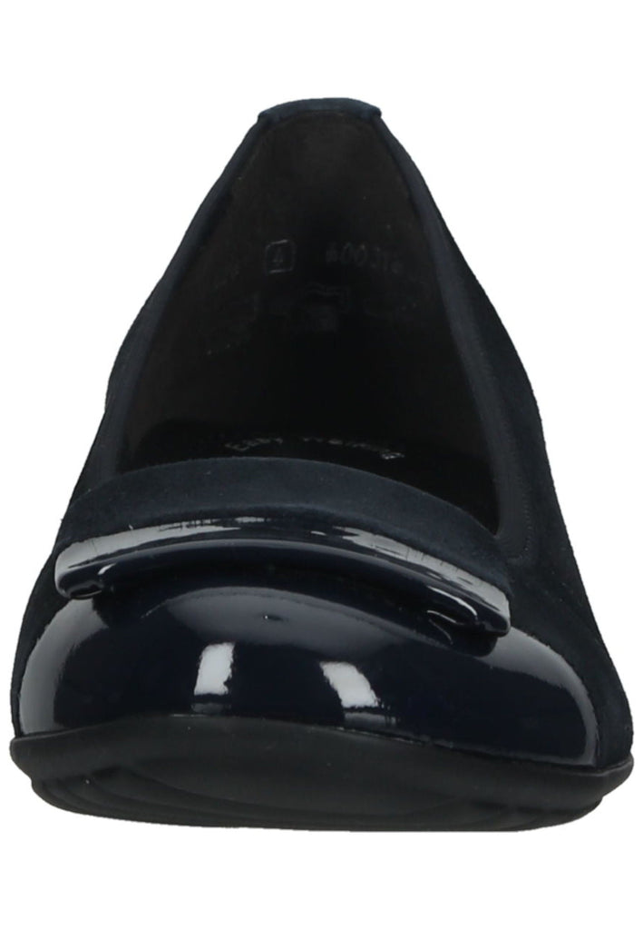 Gabor Ballerinas Veloursleder/Textil Dunkelblau