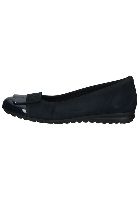 Gabor Ballerinas Veloursleder/Textil Dunkelblau