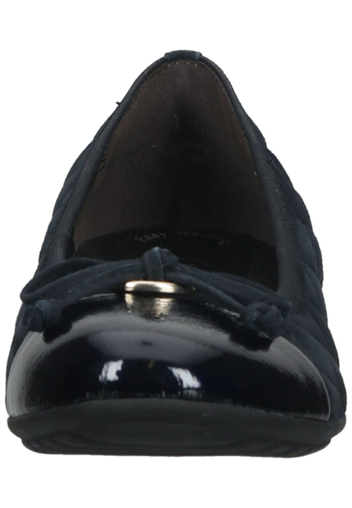 Gabor Ballerinas Veloursleder/Textil Dunkelblau