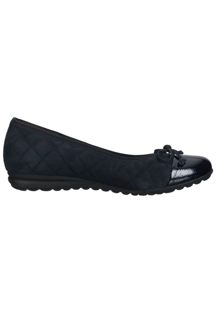 Gabor Ballerinas Veloursleder/Textil Dunkelblau