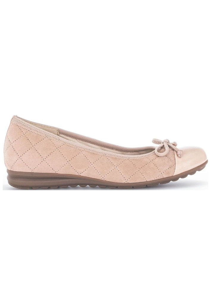Gabor Ballerinas Veloursleder/Textil Rosa