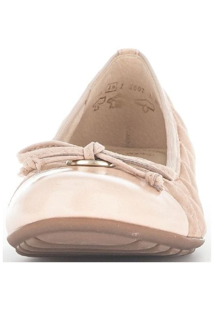 Gabor Ballerinas Veloursleder/Textil Rosa