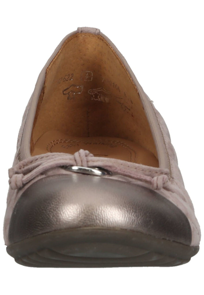 Gabor Ballerinas Veloursleder/Textil Rose