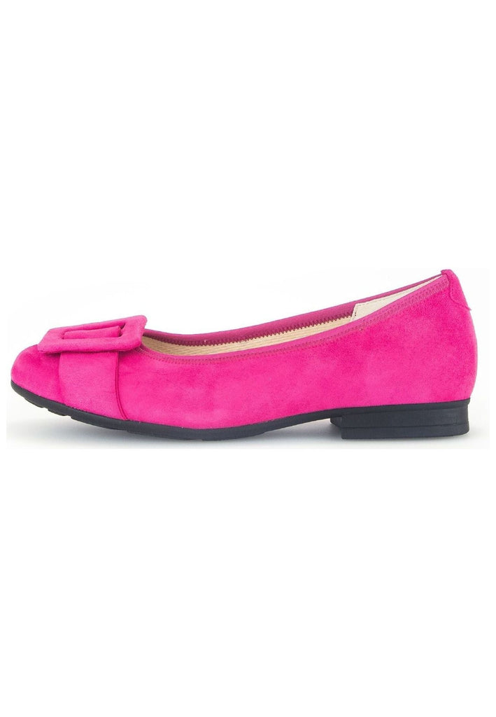 Ballerinas Gabor Comfort Ballerinas Veloursleder Pink